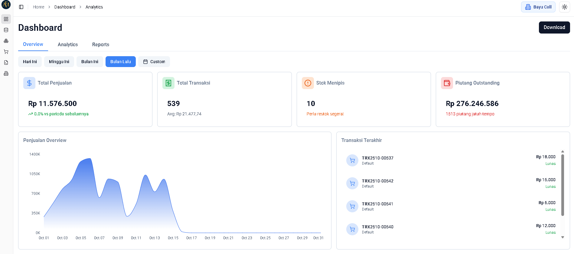 Point of Sales System screenshot 1